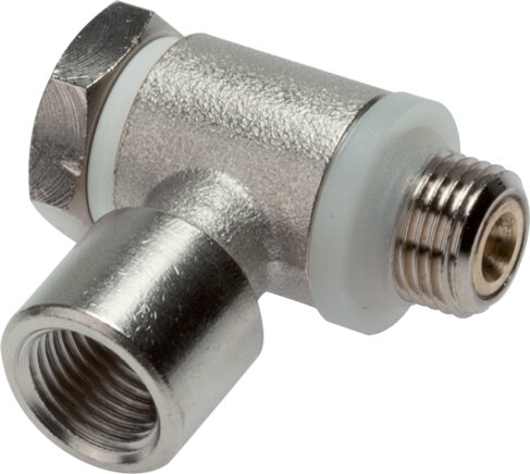 Exemplary representation: Throttle check valve with slotted screw